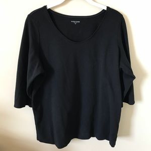 Eileen Fisher Black T-Shirt